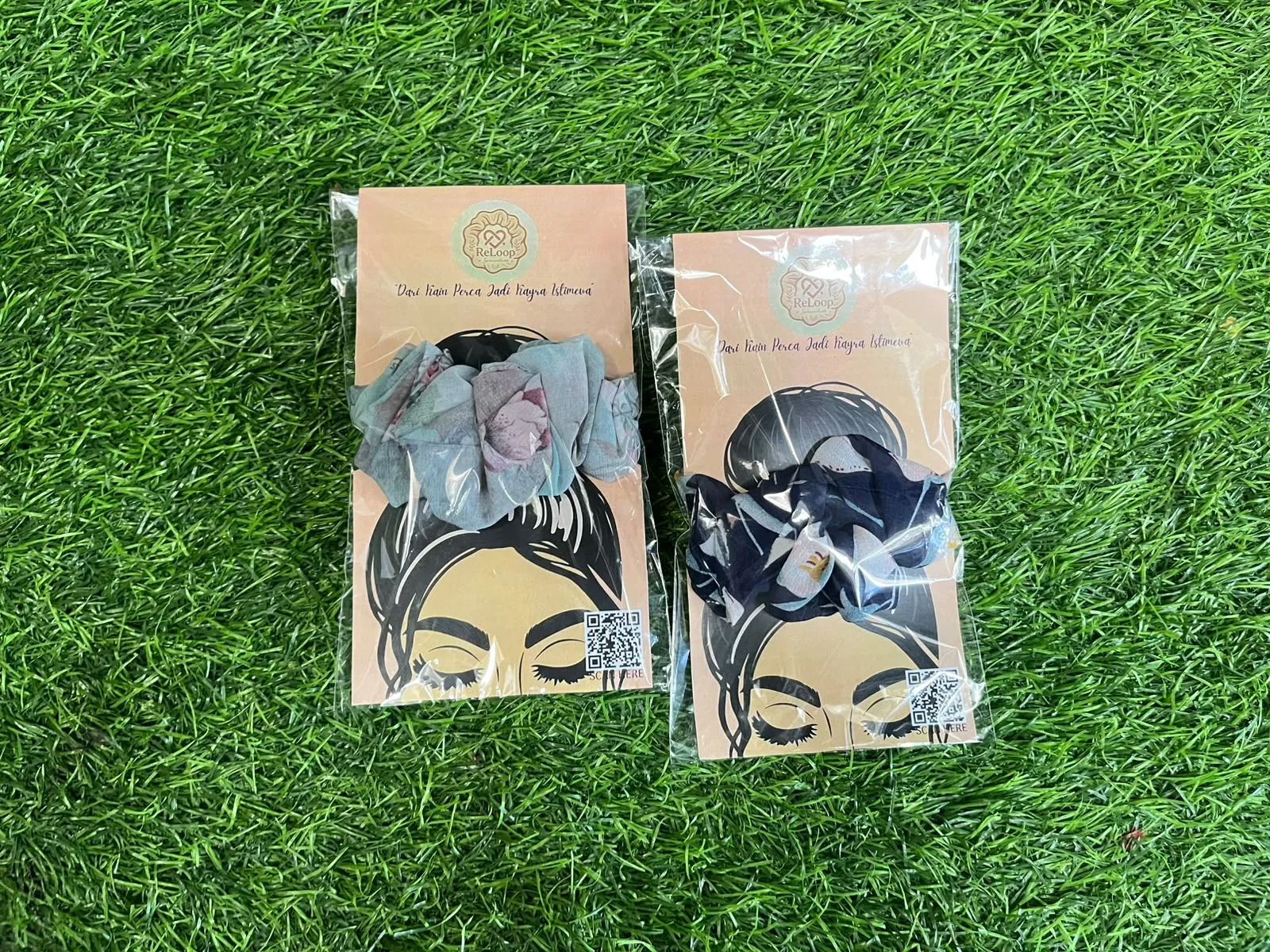 Scrunchies Kain Perca